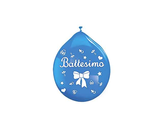 Palloncini 20 pezzi medium battesimo 72213
