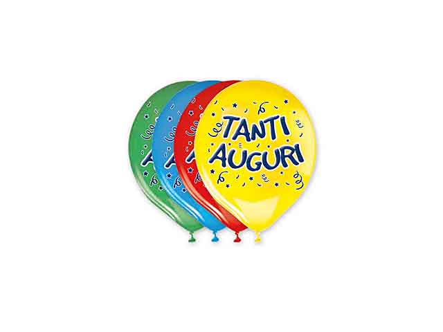 Palloncini 20 pezzi large tanti auguri72221