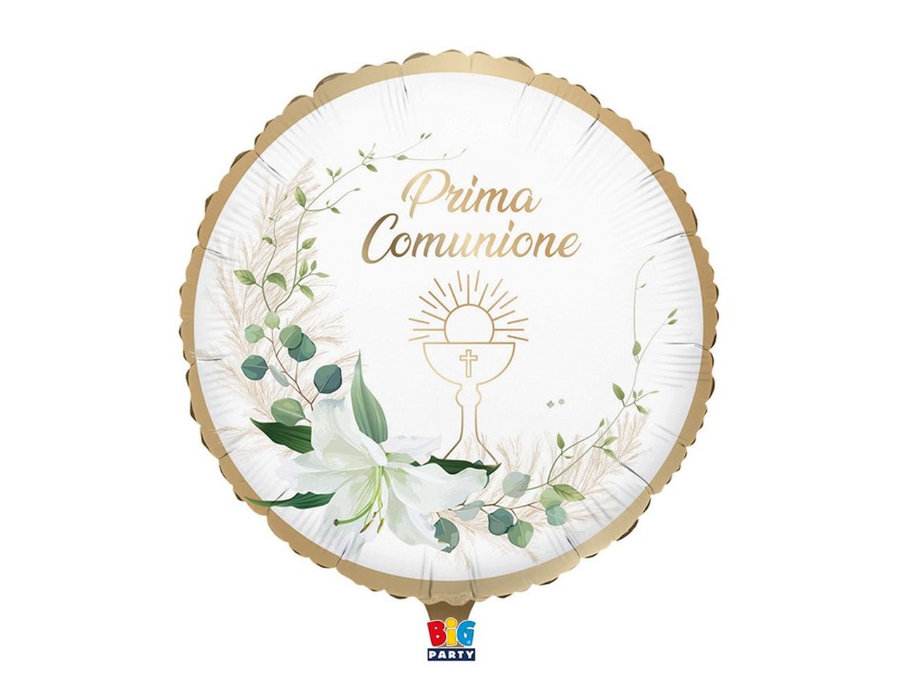 Linea prima comunione lily palloncino di mylar 45cm