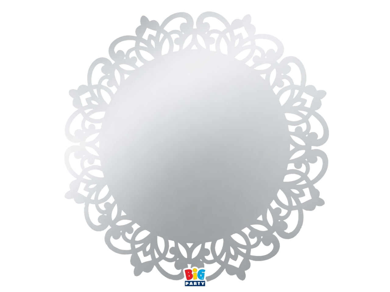 6 sottopiatti royal 33cm argento metal