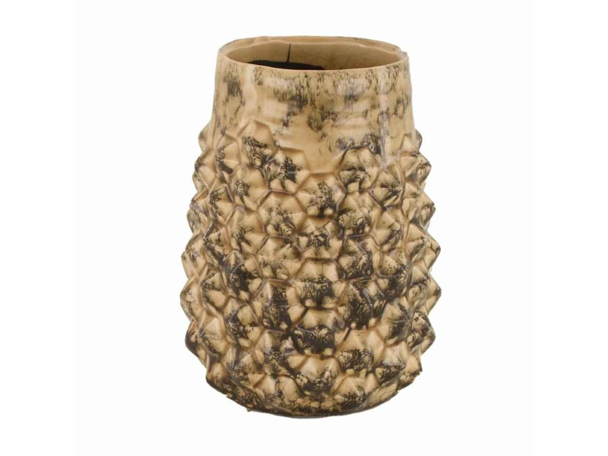 Vaso ceramica 14x18cm beige