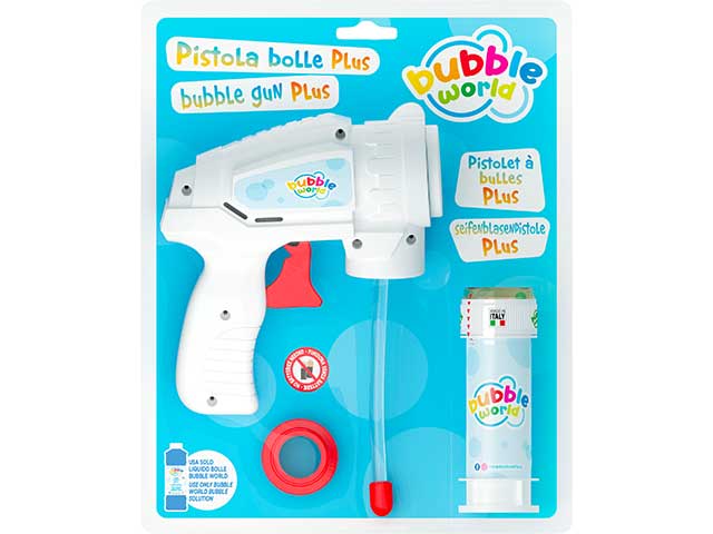 Pistola bolle di sapone plus