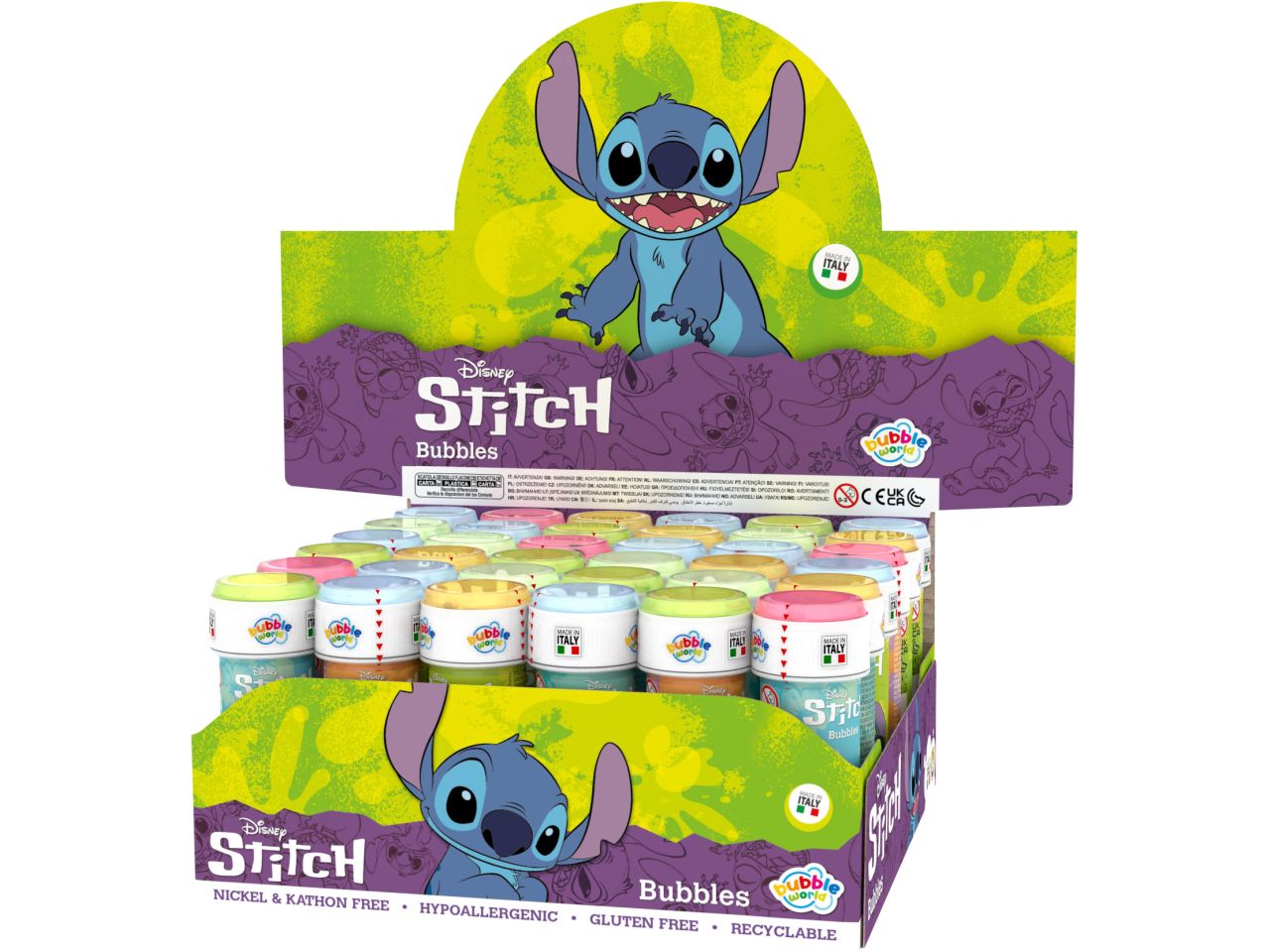 Bolle di sapone stitch
