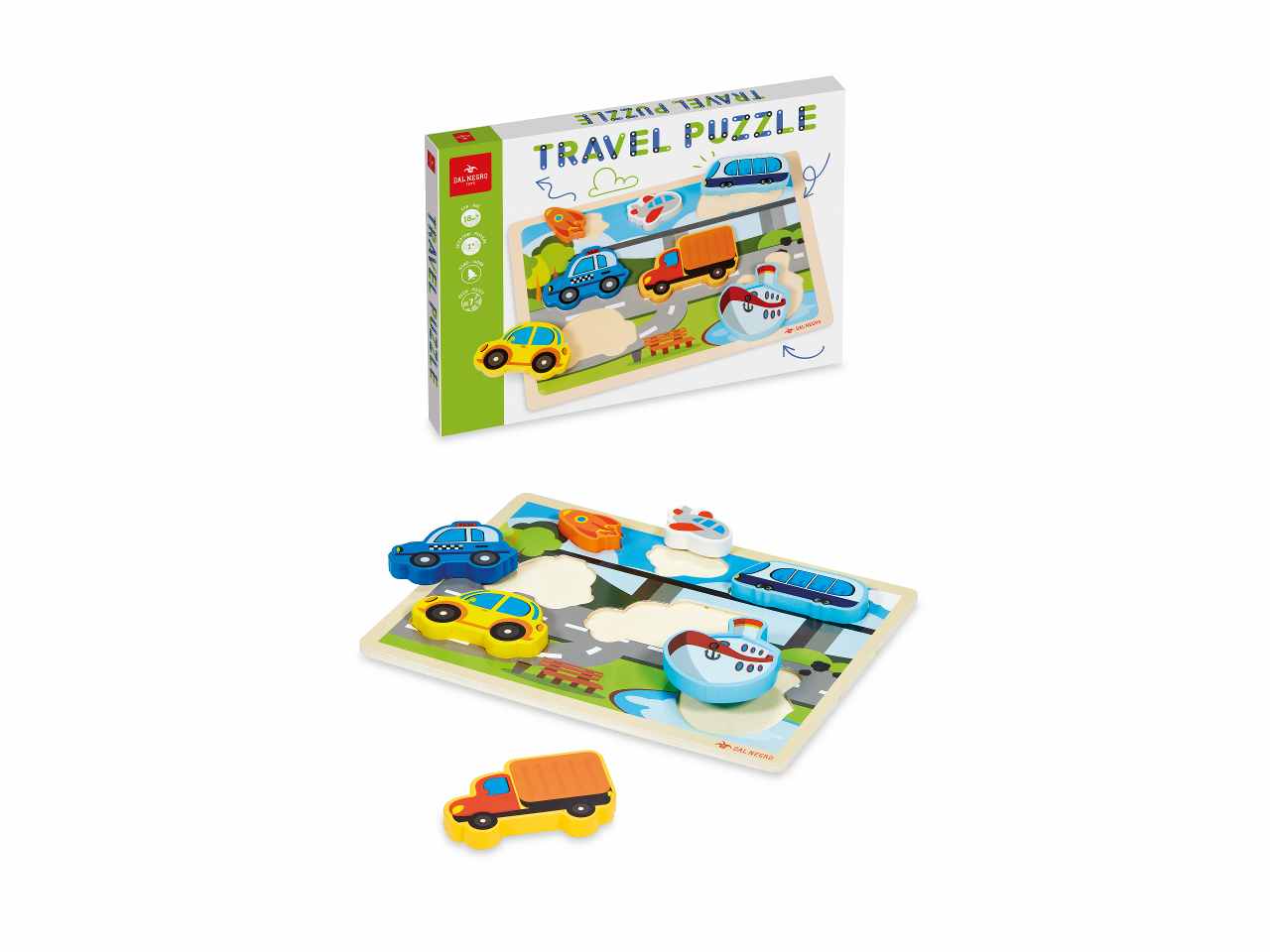 Travel puzzle in legno 54031