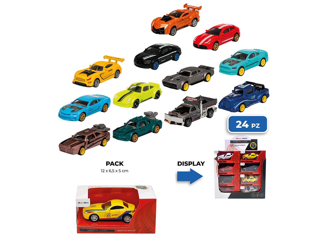 Modellino jolly joker top car  scala 1:64