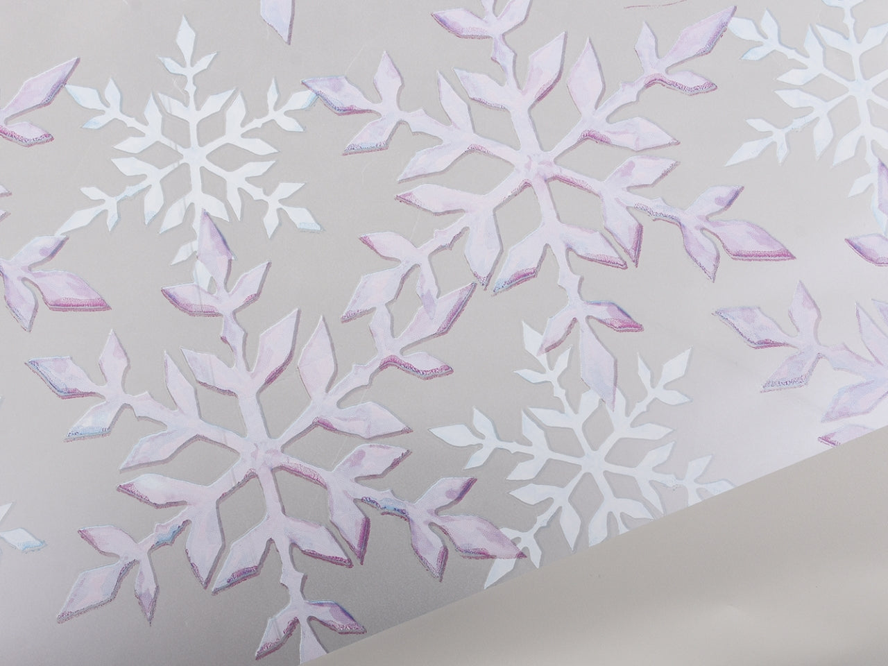 Bobina 1x25mt decoro icy argento
