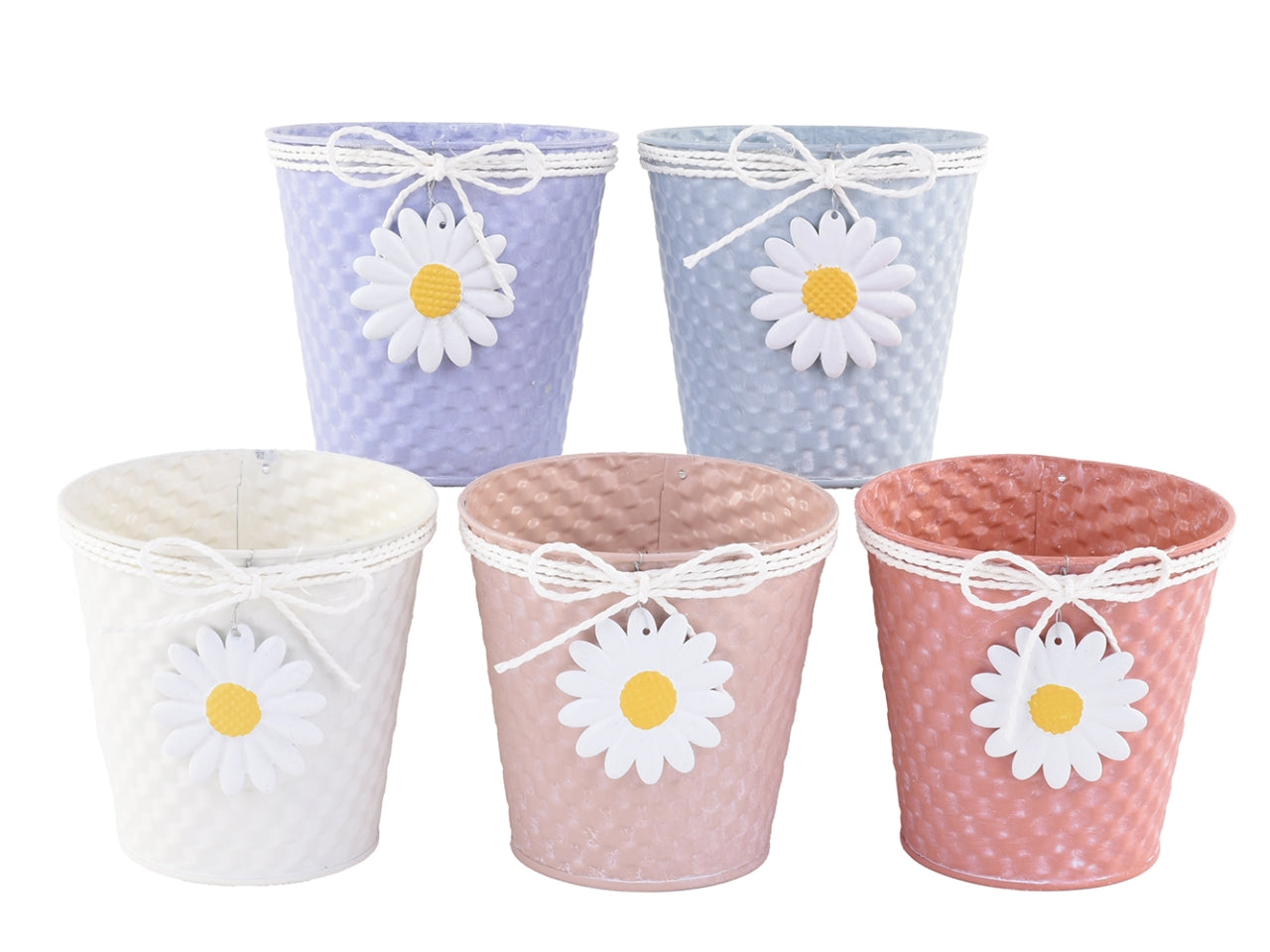 Linea pastel vaso metal 12,7x12cm