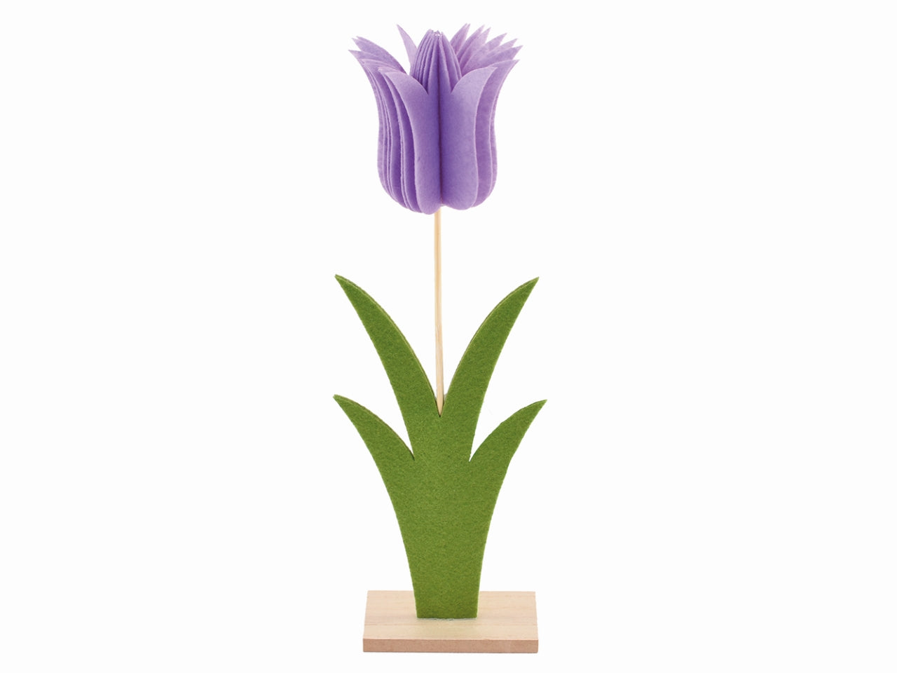 Tulipano feltro 11x8x36cm