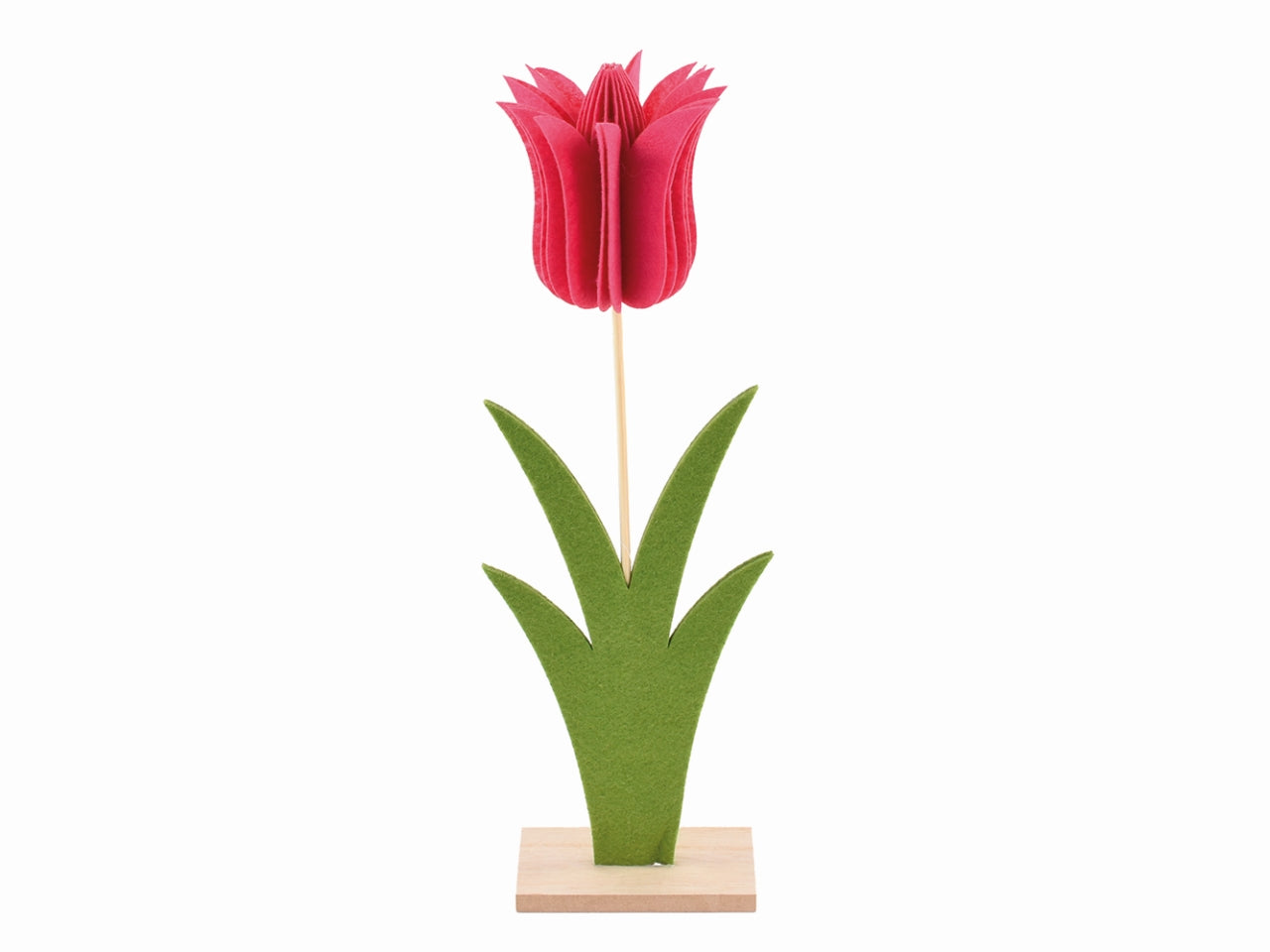 Tulipano feltro 11x8x36cm