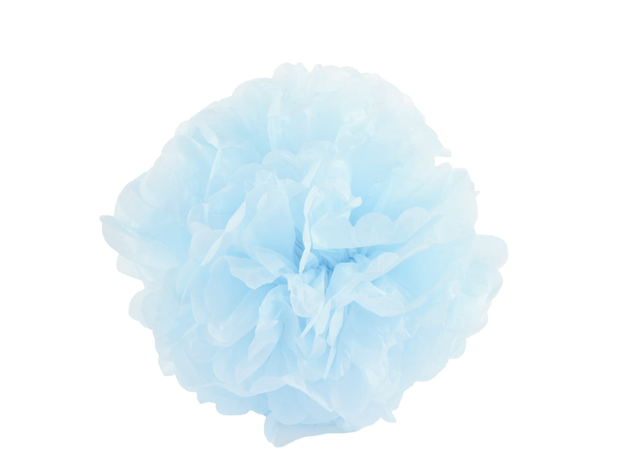 Sfera carta d.48cm blu