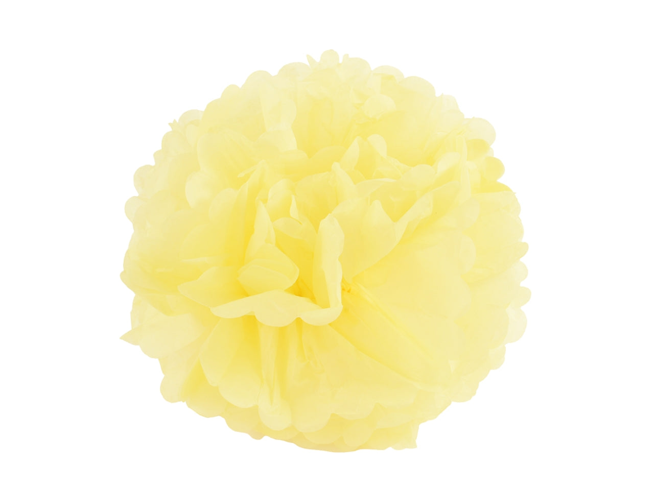 Sfera carta d.48cm giallo