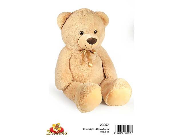 Peluche  Orso Beige L 130Cm