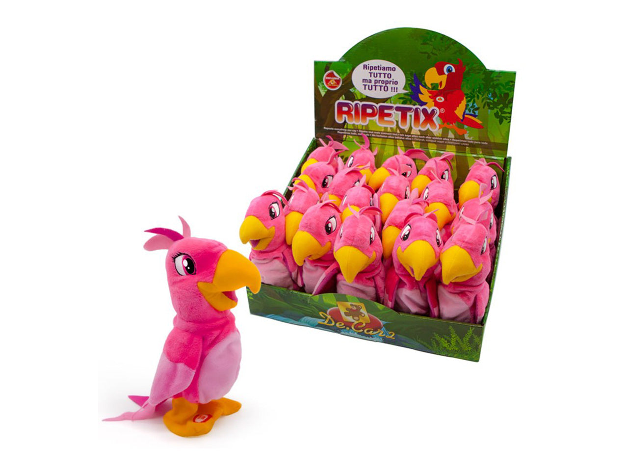 Peluche  Ripetix Lola Pappagalla H20Cm