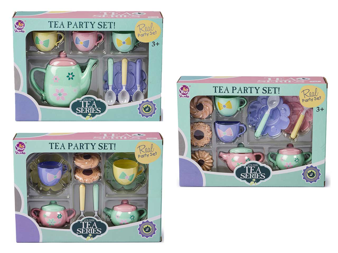 Set Te' C/Biscotti 3 Assortimenti Wbox H20Xl27Xp7Cm