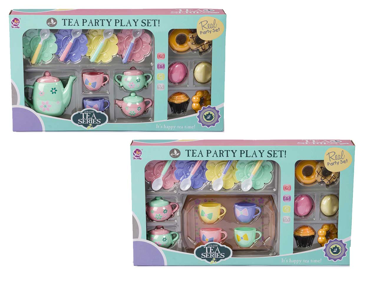 Set Da Te' C/Dolcetti 2 Assortimenti Wbox L48Xp7Xh27Cm