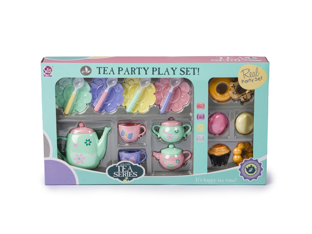 Set Da Te' C/Dolcetti 2 Assortimenti Wbox L48Xp7Xh27Cm