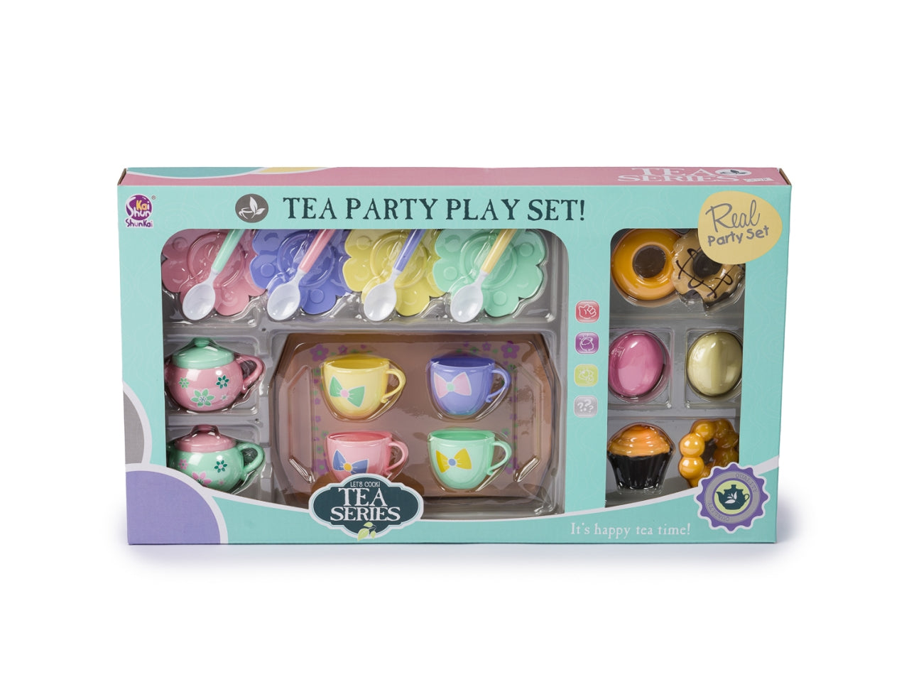 Set Da Te' C/Dolcetti 2 Assortimenti Wbox L48Xp7Xh27Cm
