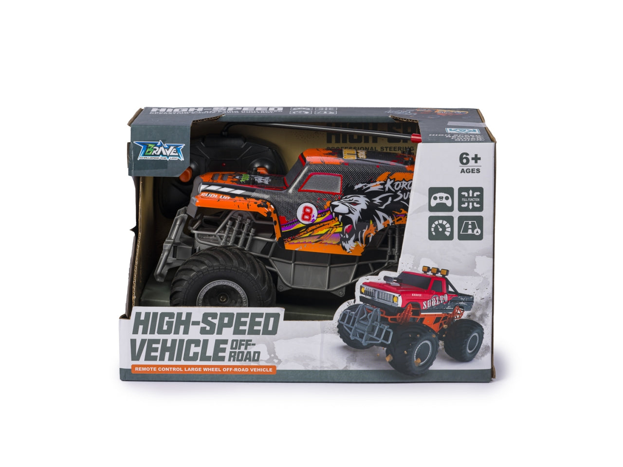 Auto radiocomandata monster high speed scala 1:18 - disponibile in 2 colori
