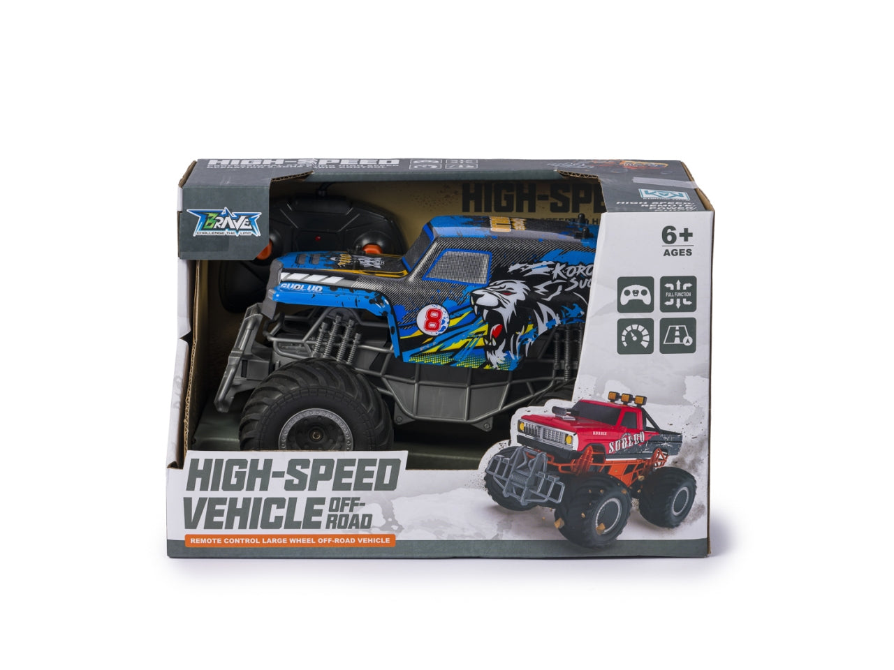 Auto radiocomandata monster high speed scala 1:18 - disponibile in 2 colori
