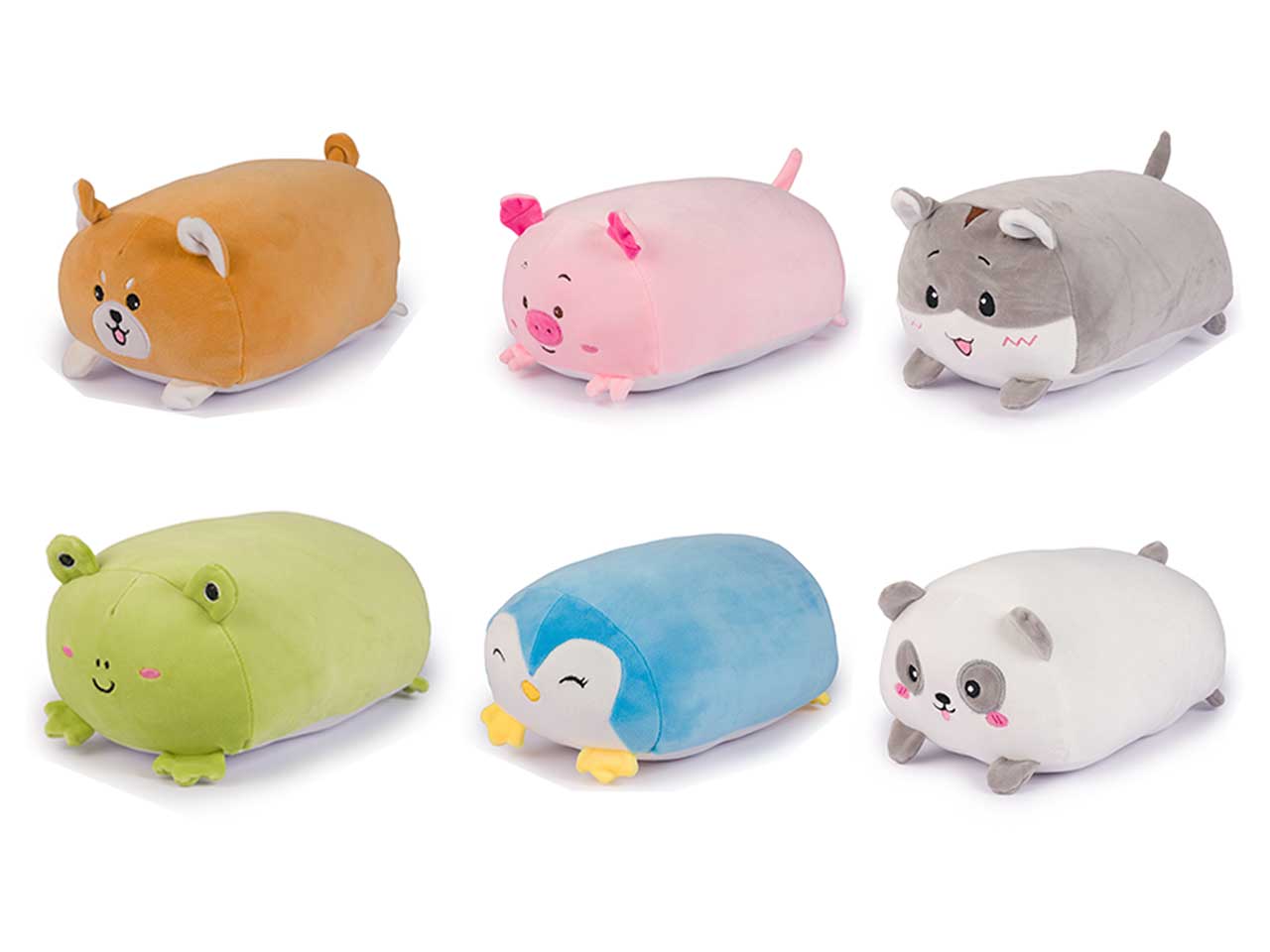 Animale cuscino funny 25cm supersoft - disponibile in 6 assortimenti