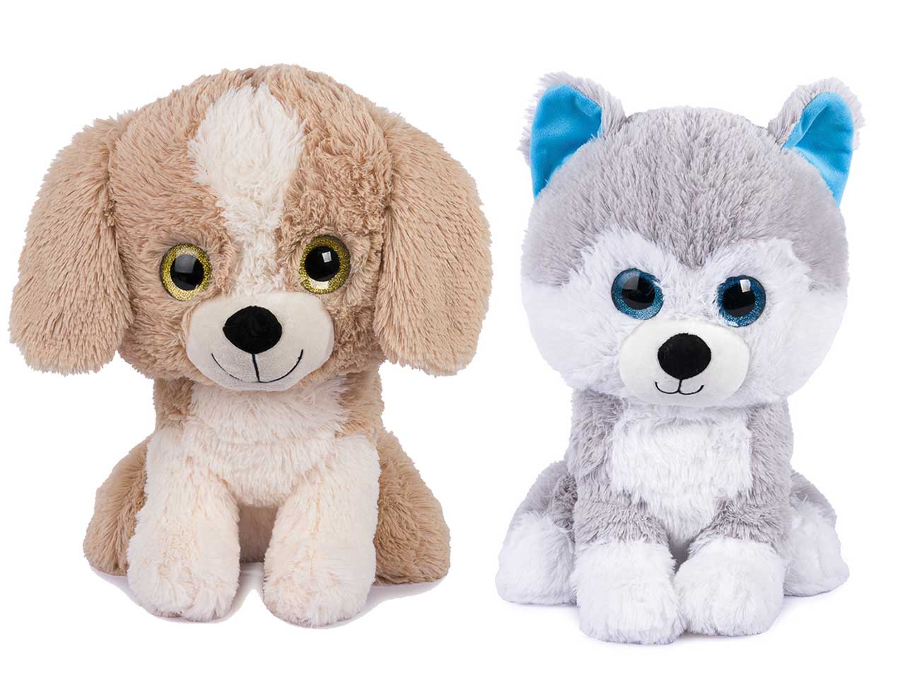 Peluche cane h.40cm con occhioni