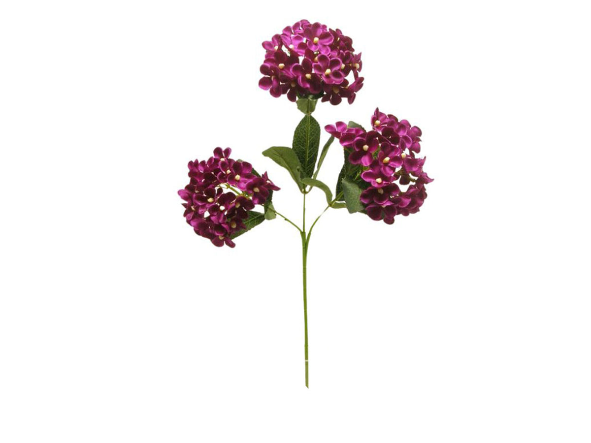 Palla di ortensia x3 cm70 fuxia