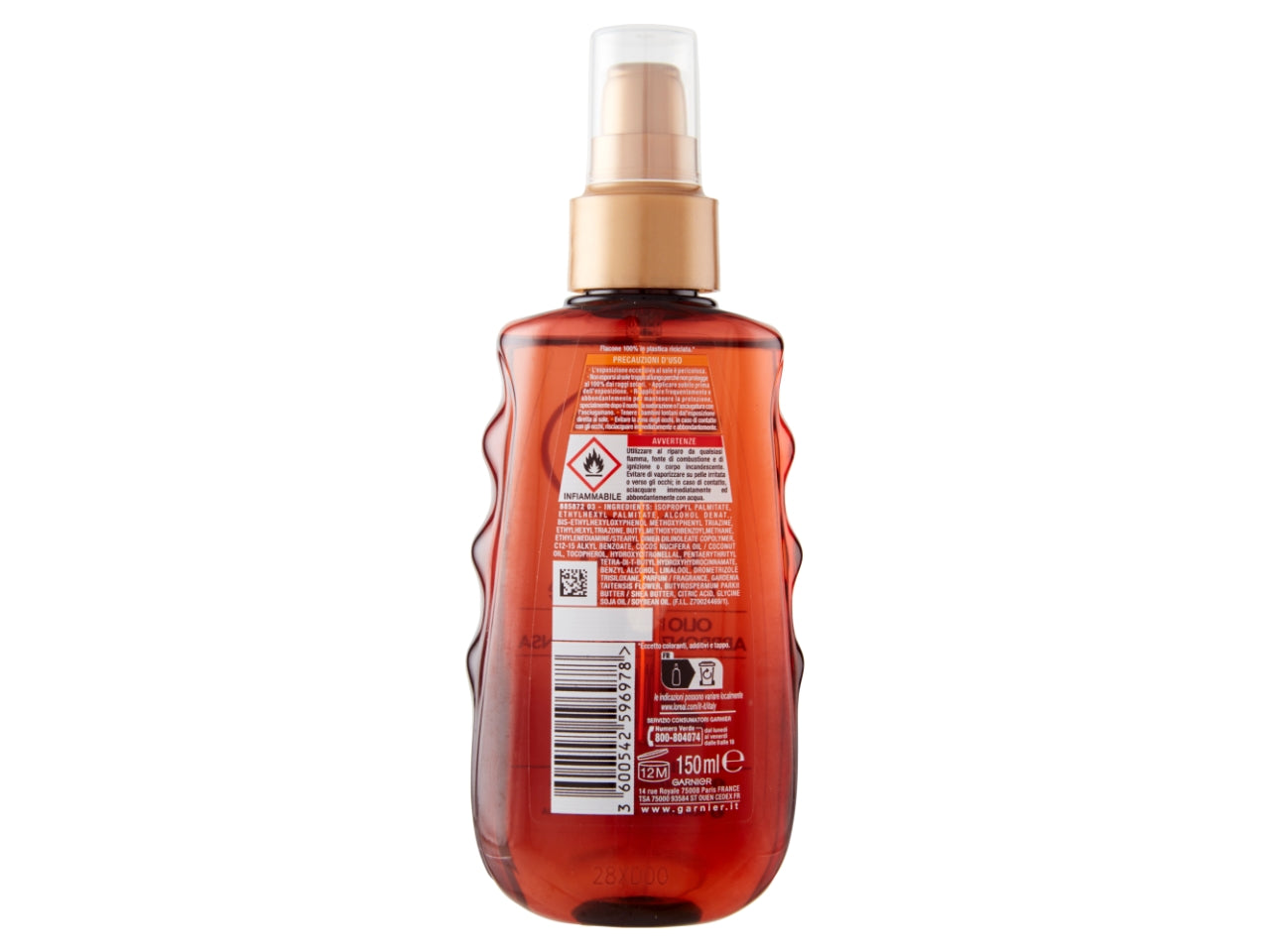 Ambra solaire olio abbronzante spray spf20+ 150ml
