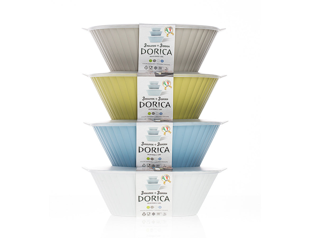 Insalatiera dorica 3 pezzi ass.idt