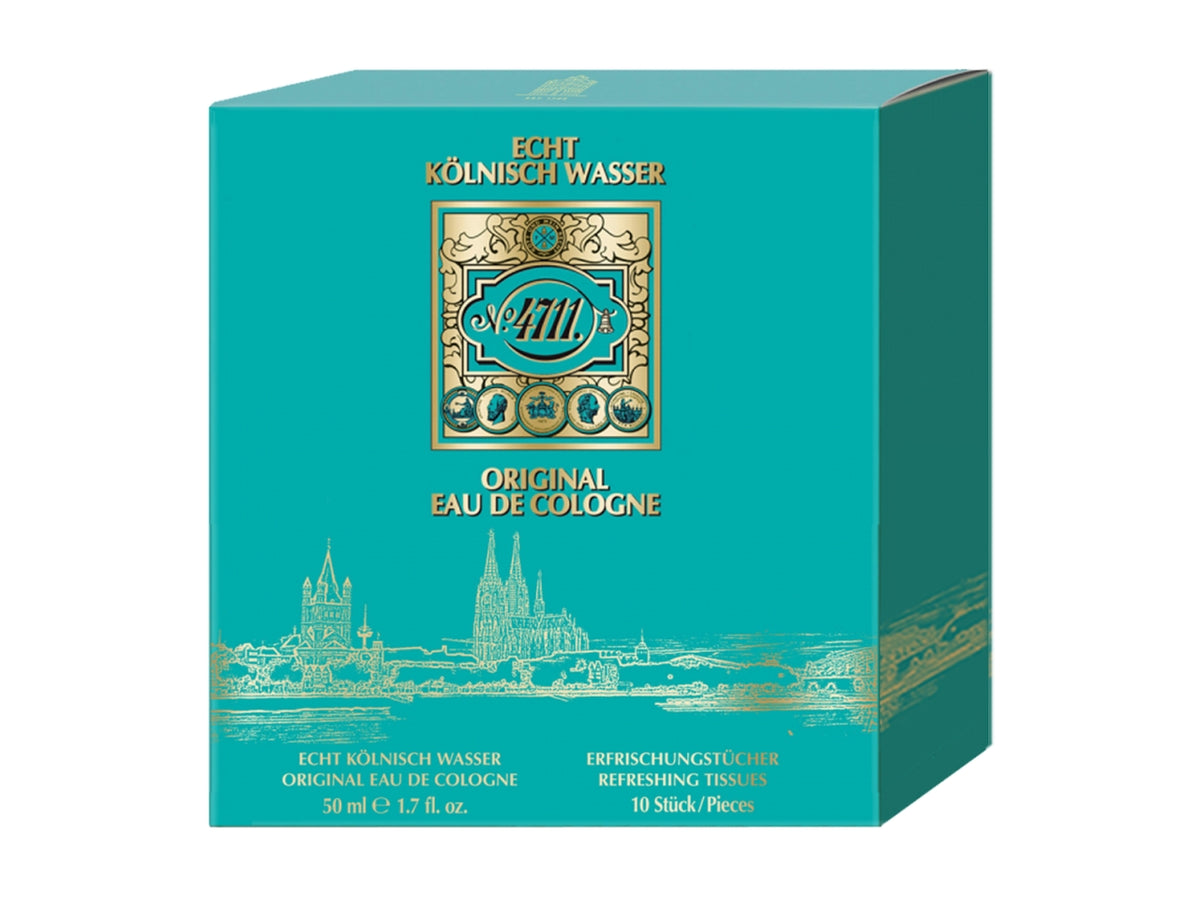 Set regalo original eau de cologne 50ml + salviette 10 salviette