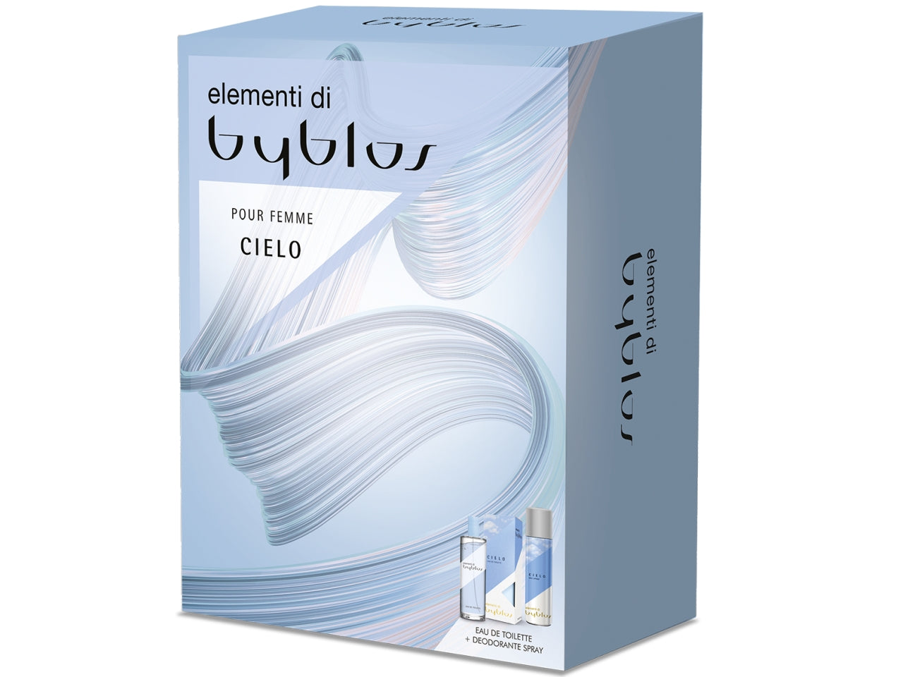 Set regalo byblos elementi cielo eau de toilette 120ml + deodorante 150ml
