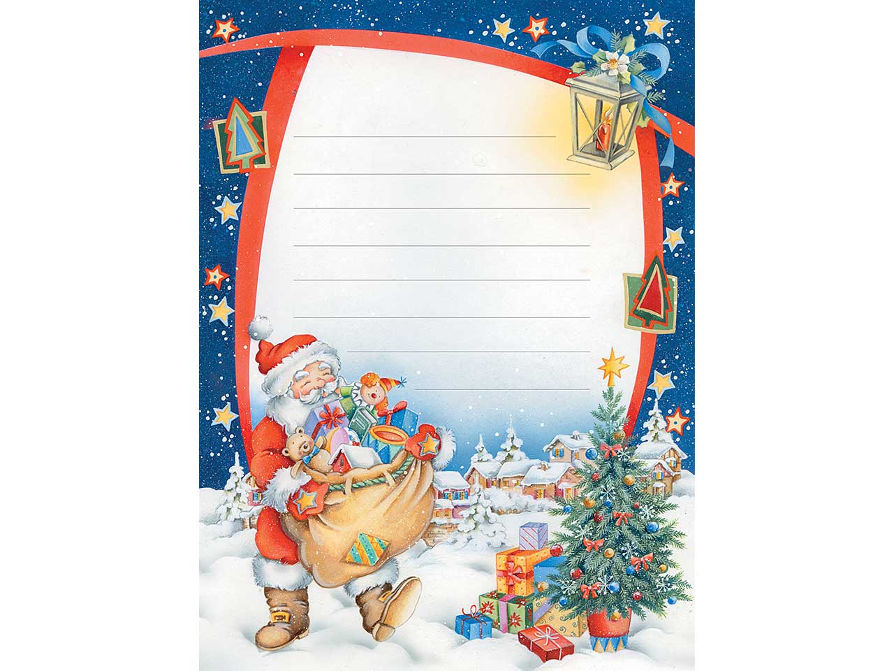 Letterina caro babbo natale 24 pezzi
