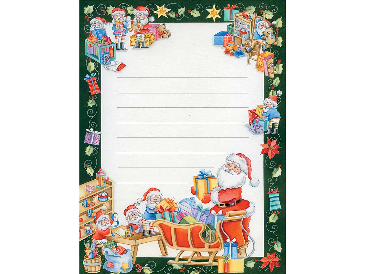Letterina caro babbo natale 24 pezzi