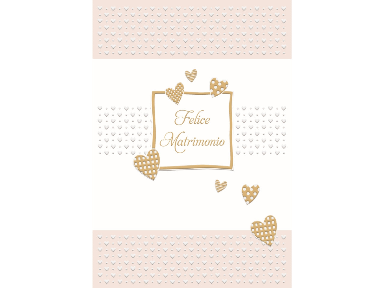 Biglietto felice matrimonio