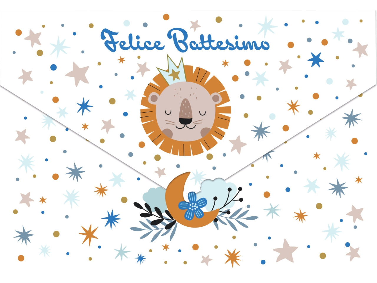 Biglietto felice battesimo