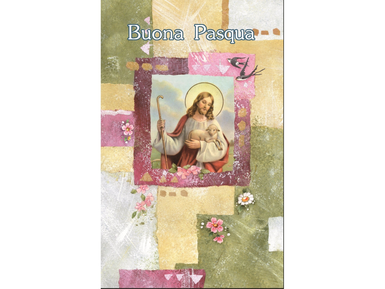 Biglietto pasqua sacra mini congezione da 6 bigliettini + 6 bustine