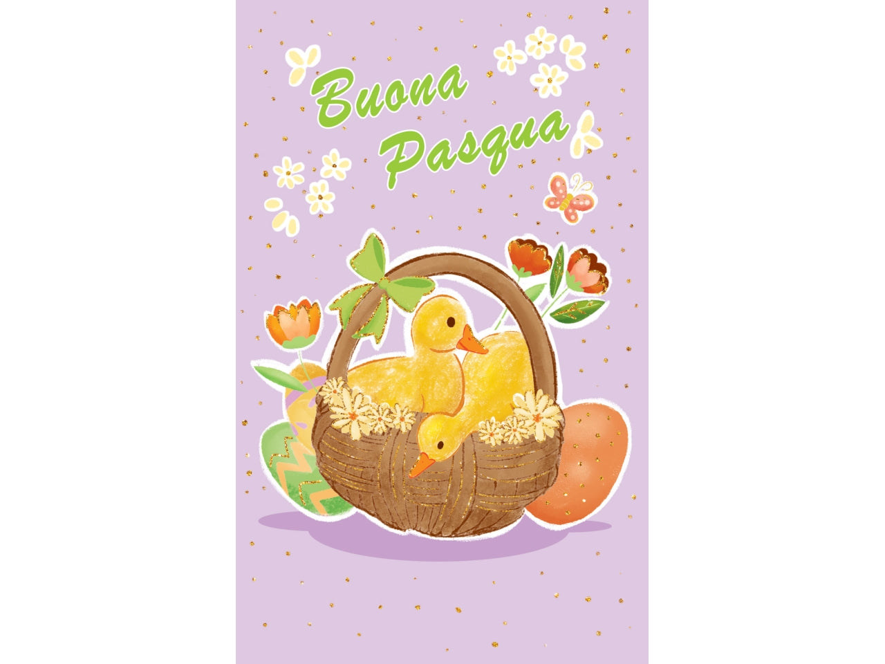 Biglietto pasqua laica mini confezione da 6 bigliettini + 6 bustine