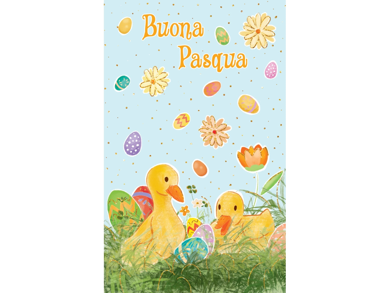 Biglietto pasqua laica mini confezione da 6 bigliettini + 6 bustine