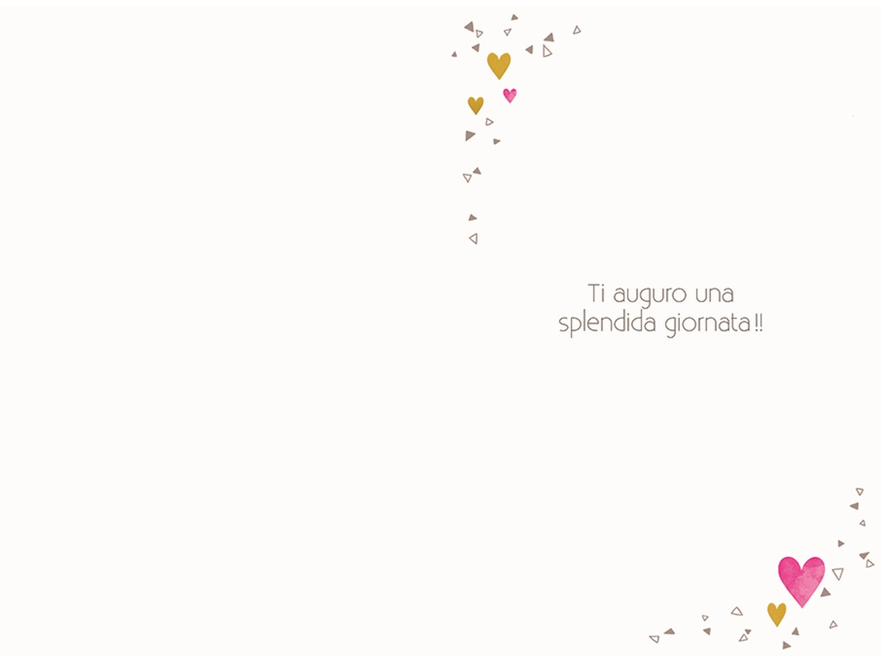 Biglietto buon compleanno flowers & cuori