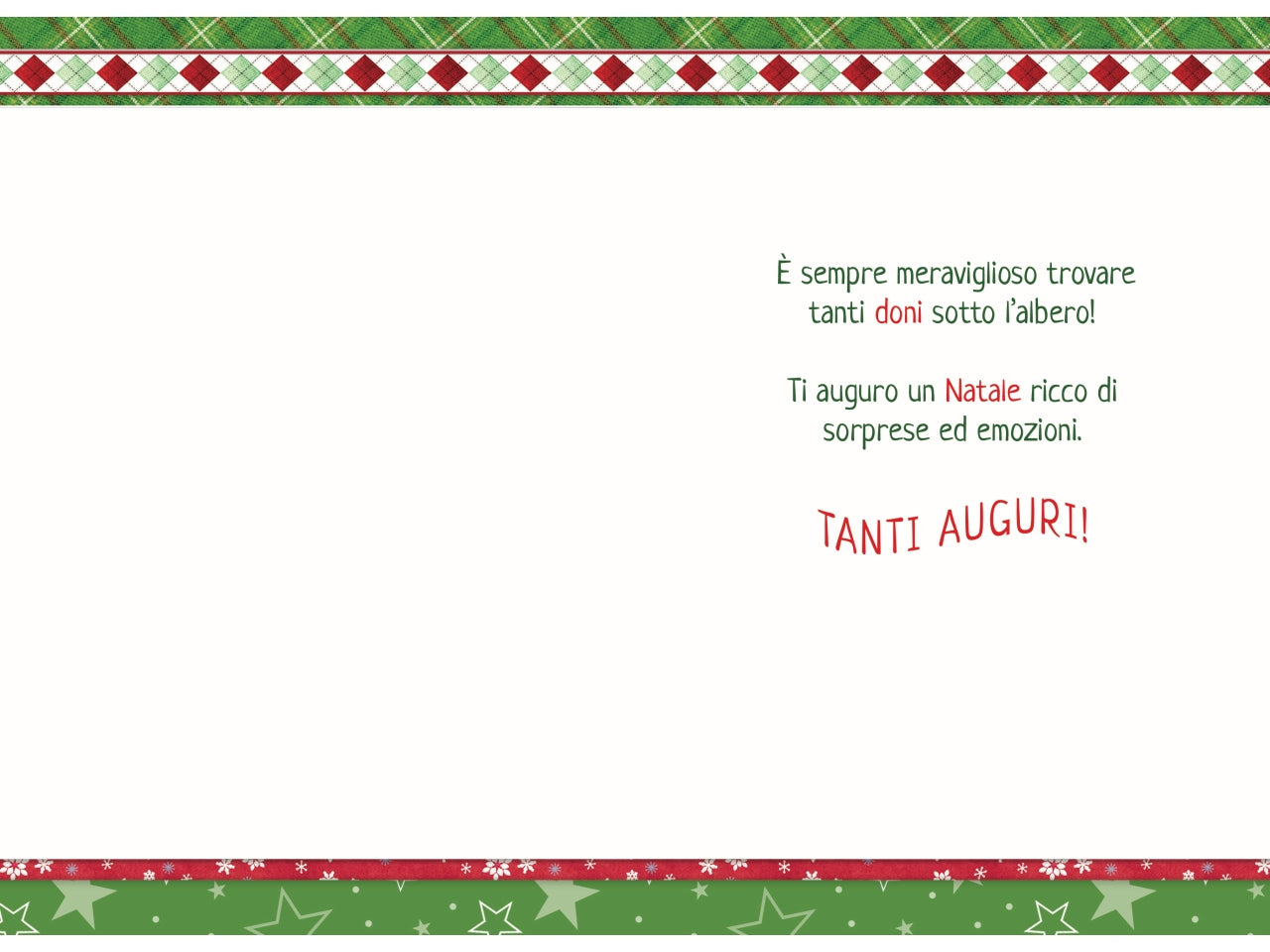 Biglietto buon natale