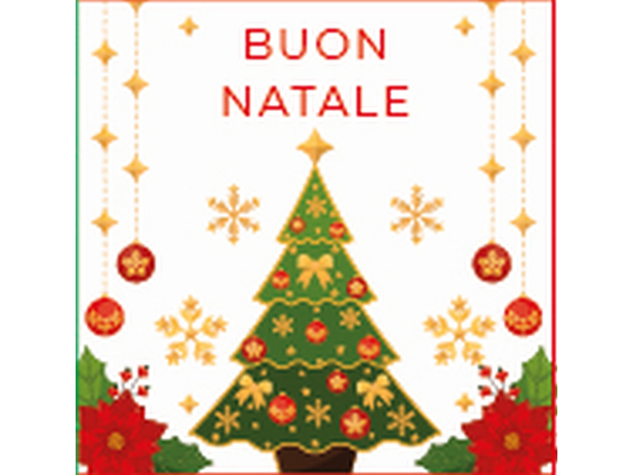 Chiudipacco buon natale in confezione da 10 pezzi fantasie assortite