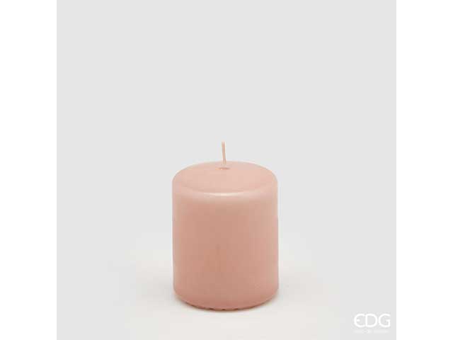 Candela moccolo 7.5x6cm rosa 613553.53