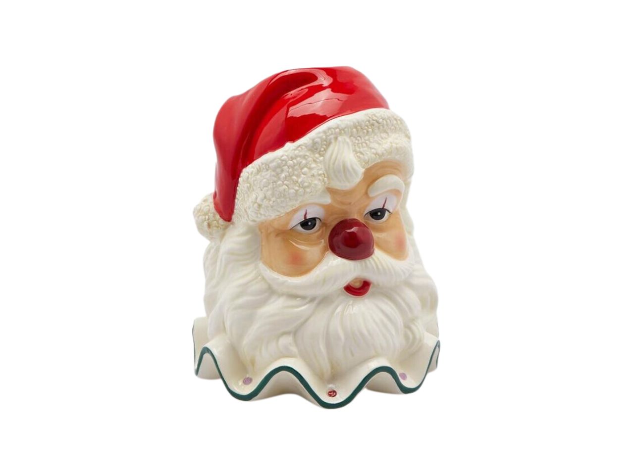 Vaso babbo natale clown misura h.17xd.12,5cm