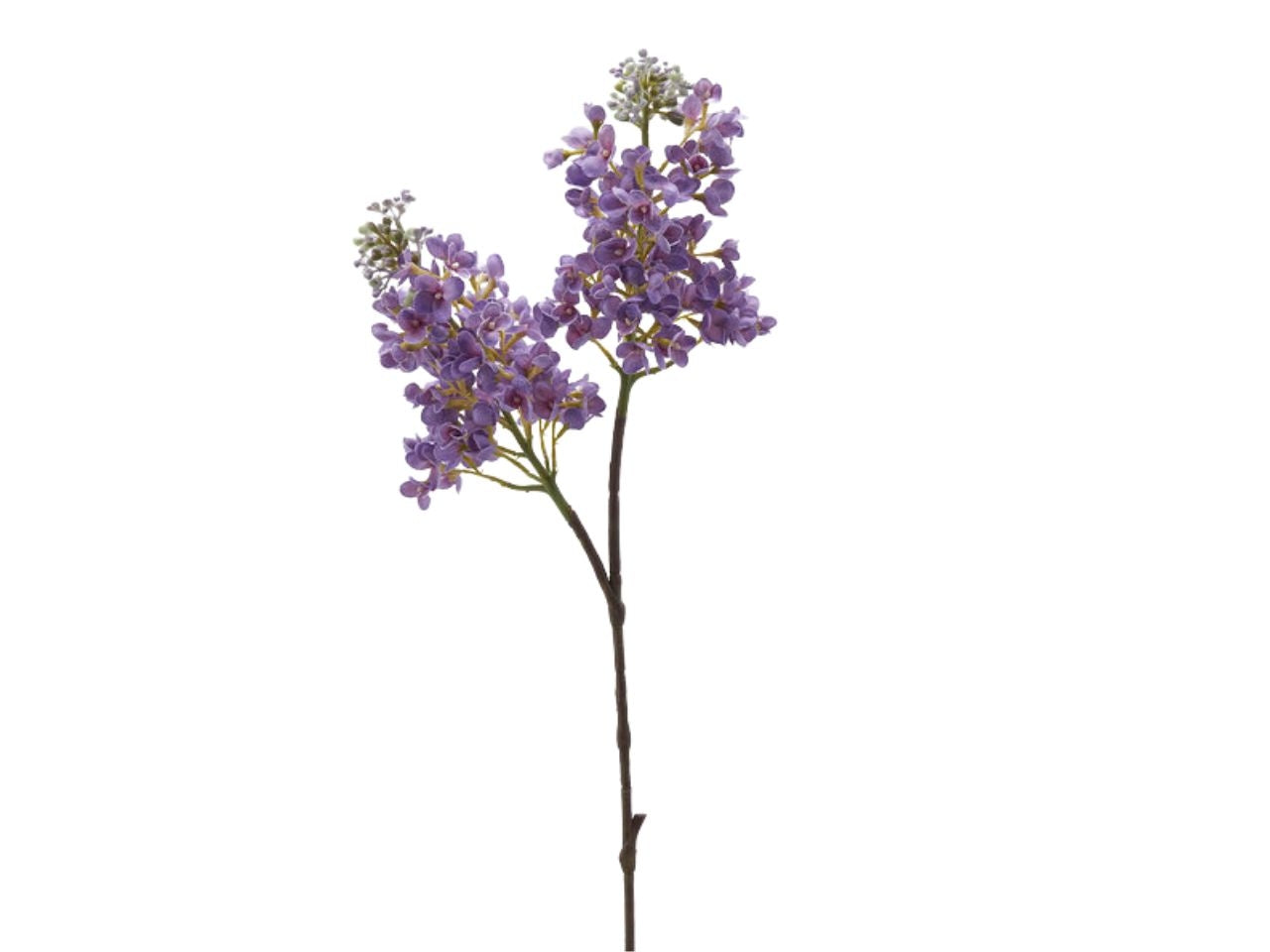 LillÃ  viola artificiale stelo con due rami in plastica - 68cm - Enzo De Gasperi