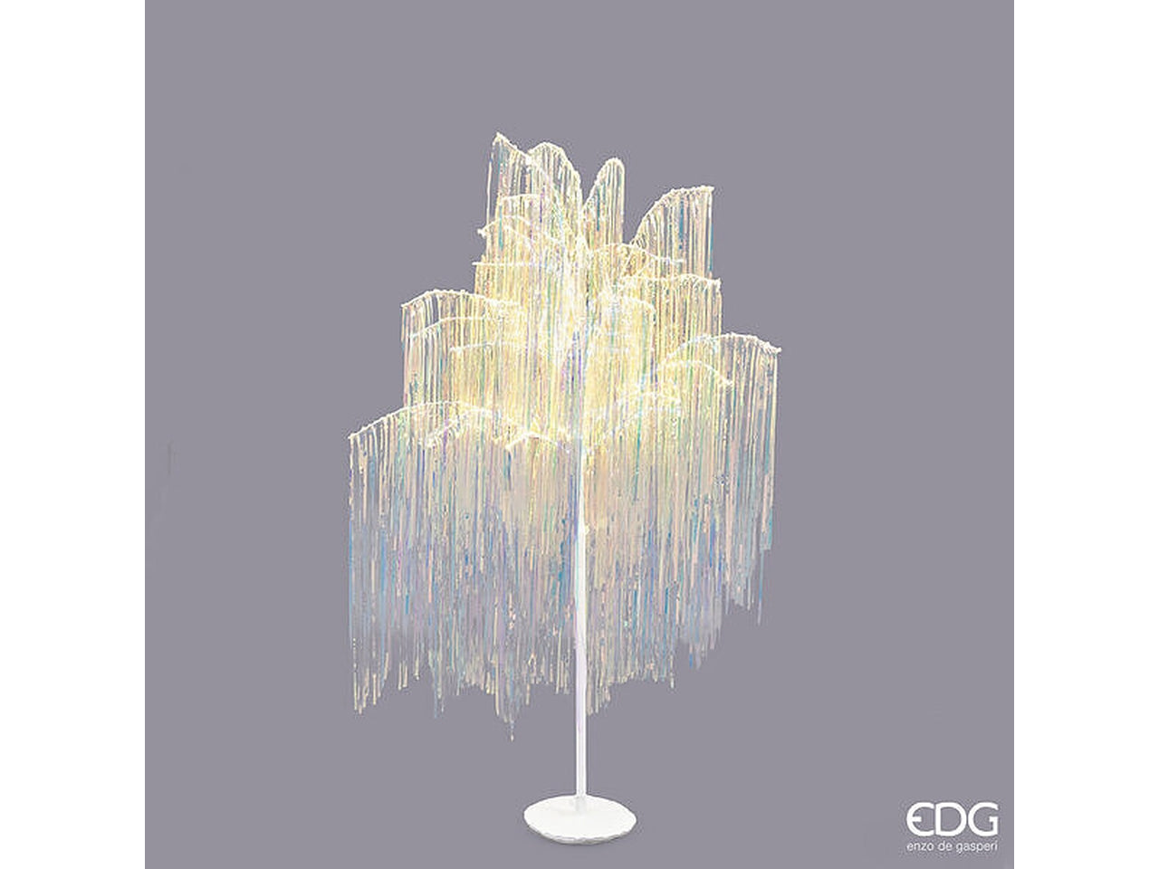 Albero con frange 960microled h.180xd.140cm ip44 colore naturale