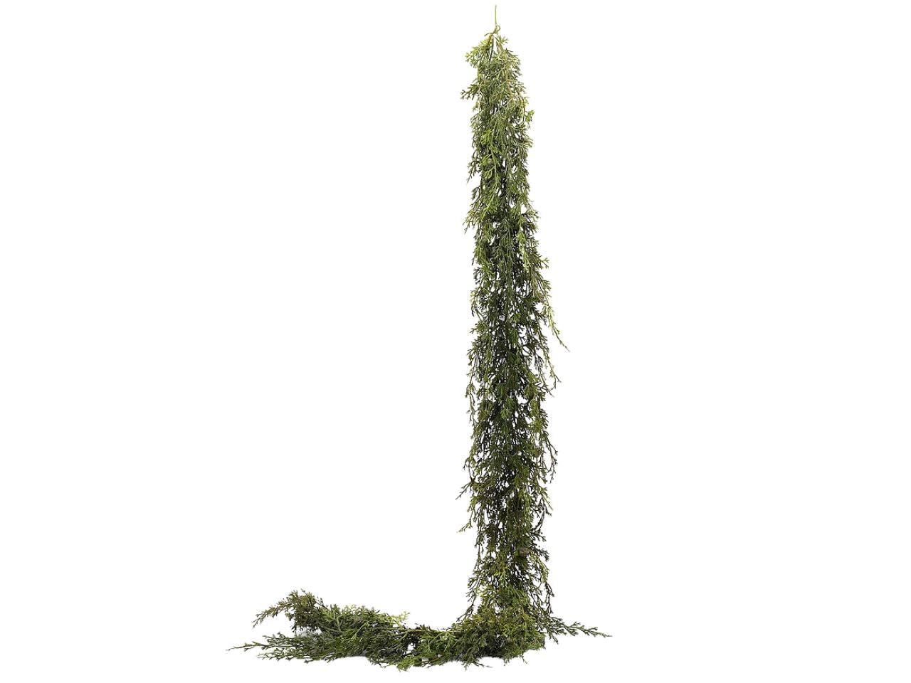 Ghiranda pino 195cm verde con bacche