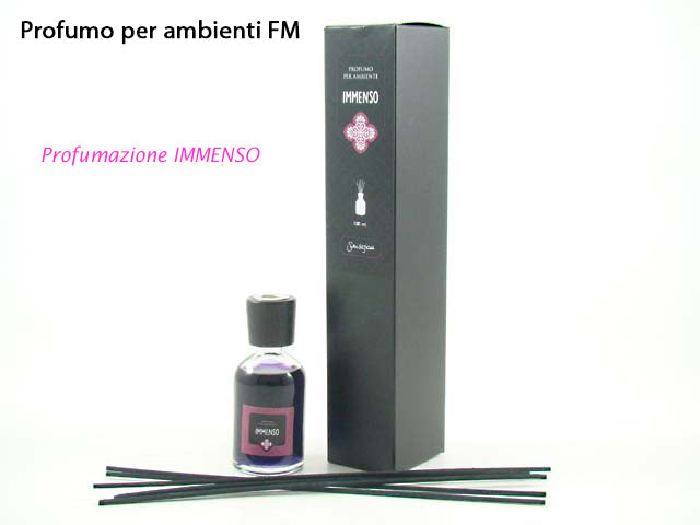Linea immenso diffusore con bacchette 100ml ambvin100