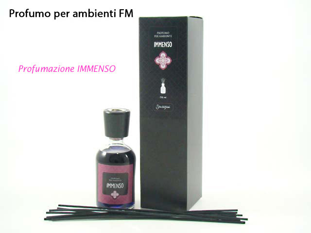 Linea immenso diffusore con bacchette 250ml ambvin250