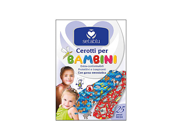 Cerotti x bambini 25 pezzi 16748