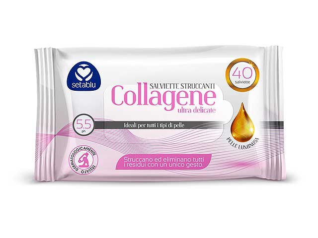 Salviette struccanti collagene 40 pezzi 59519