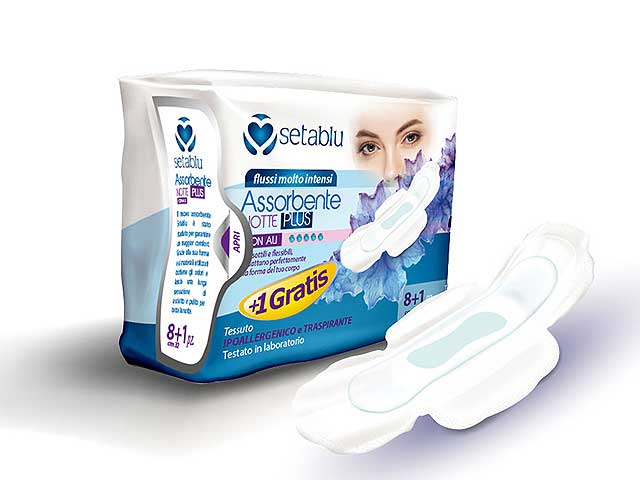 Assorbenti notte plus 8+1 pezzi 006806